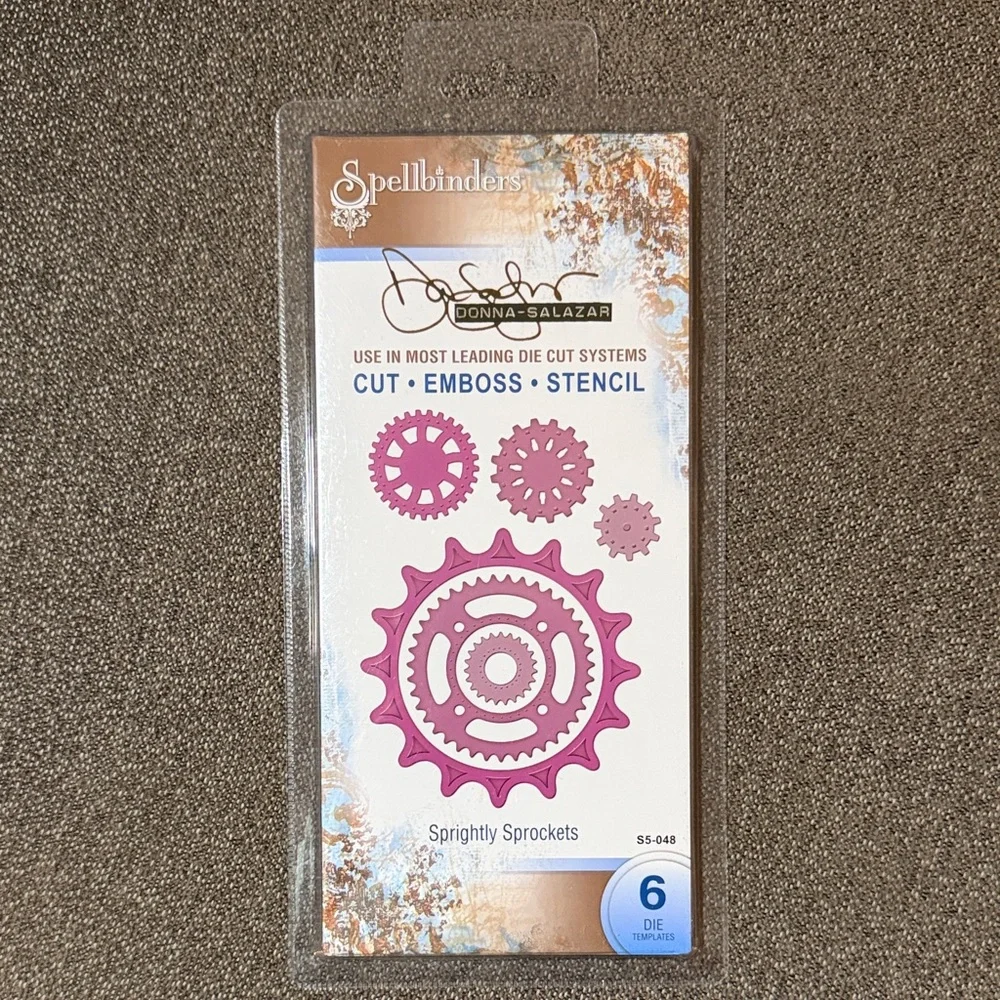 Spellbinders Shapeabilities Sprightly Sprockets S5-048 NWT Donna Salazar